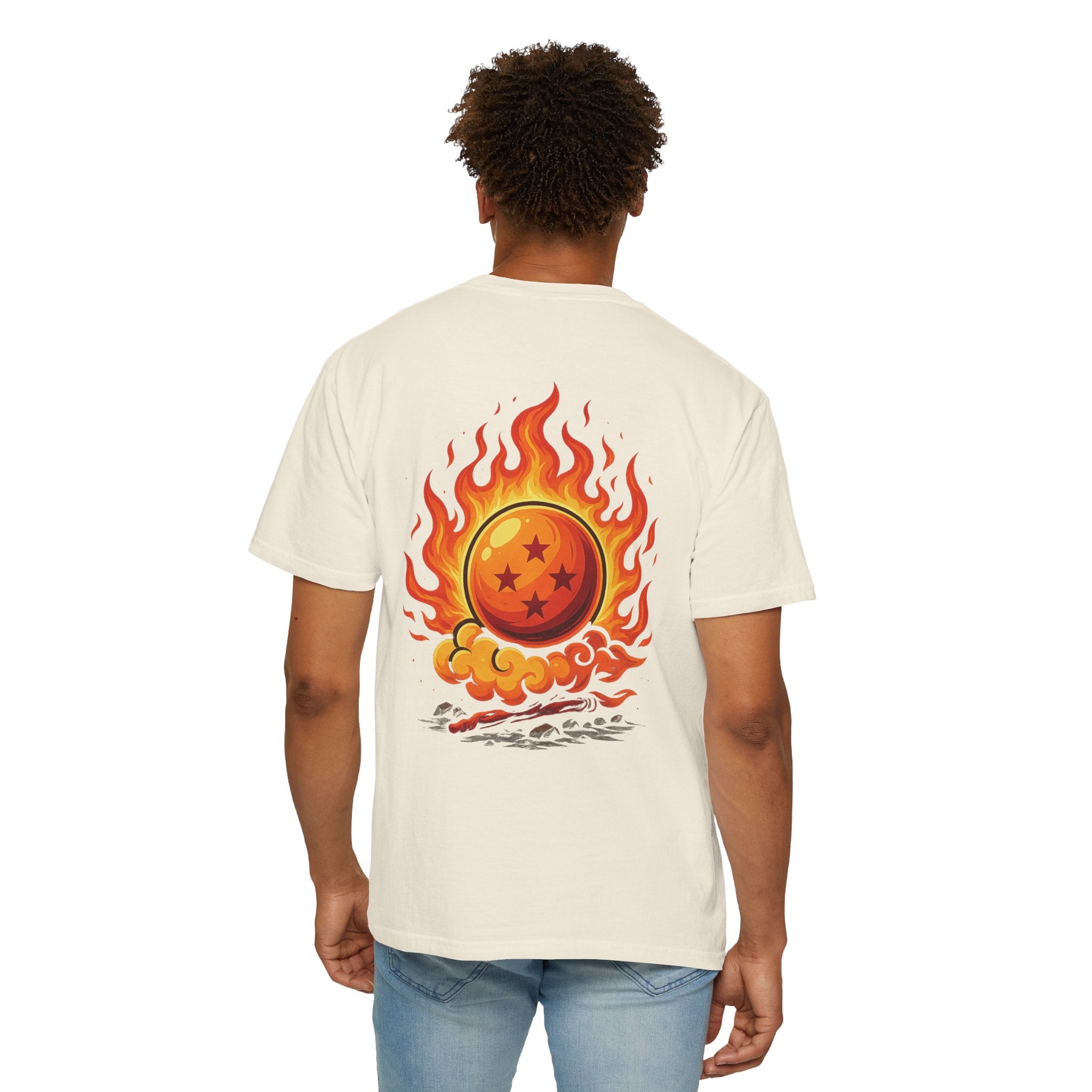 Dragon Ball Flame Garment-Dyed T-shirt