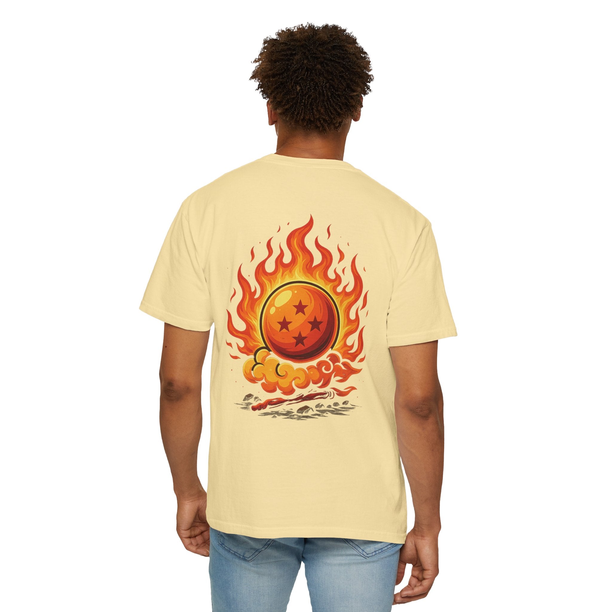 Dragon Ball Flame Garment-Dyed T-shirt