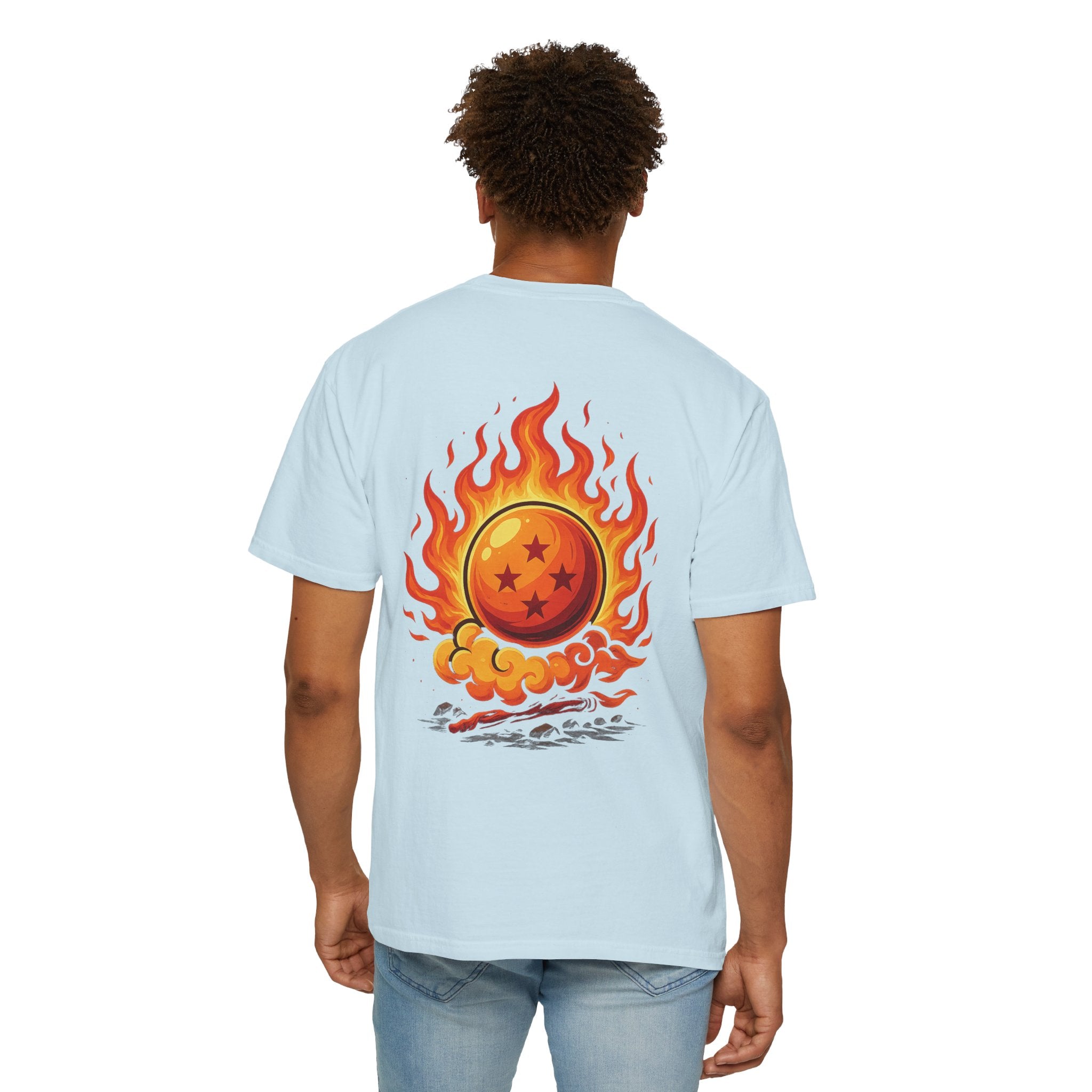 Dragon Ball Flame Garment-Dyed T-shirt