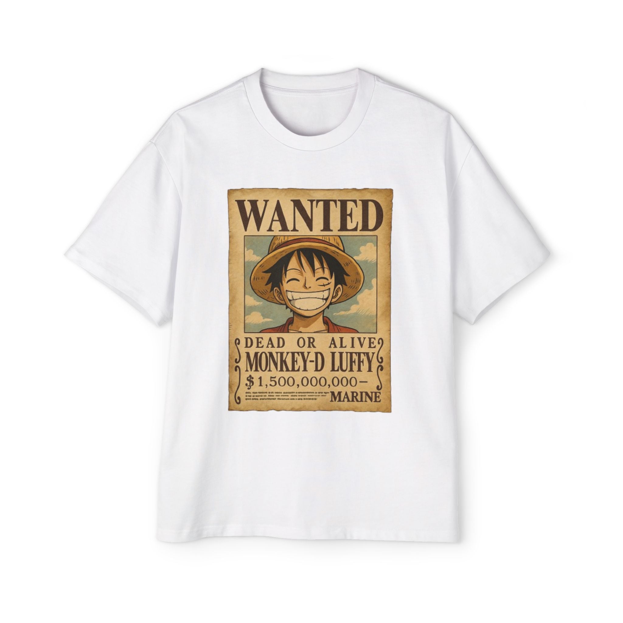Oversized Tee - Luffy Design