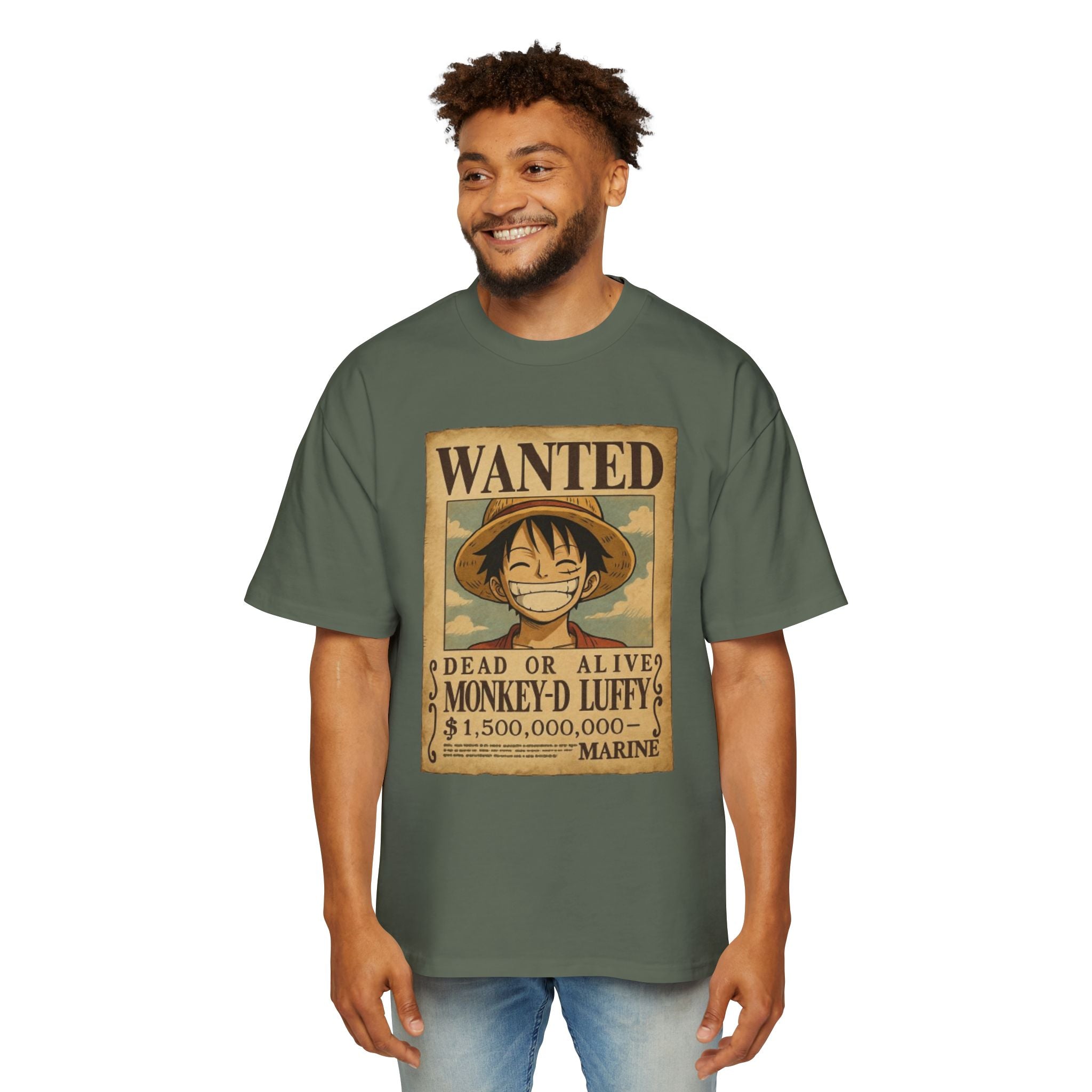 Oversized Tee - Luffy Design
