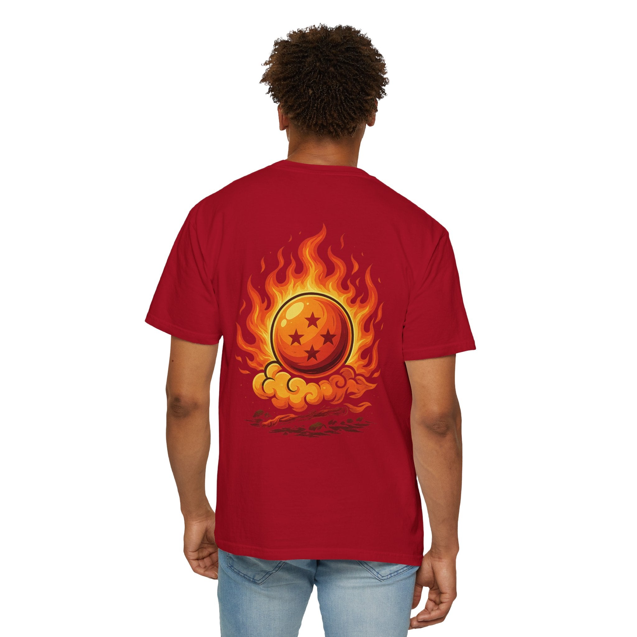 Dragon Ball Flame Garment-Dyed T-shirt