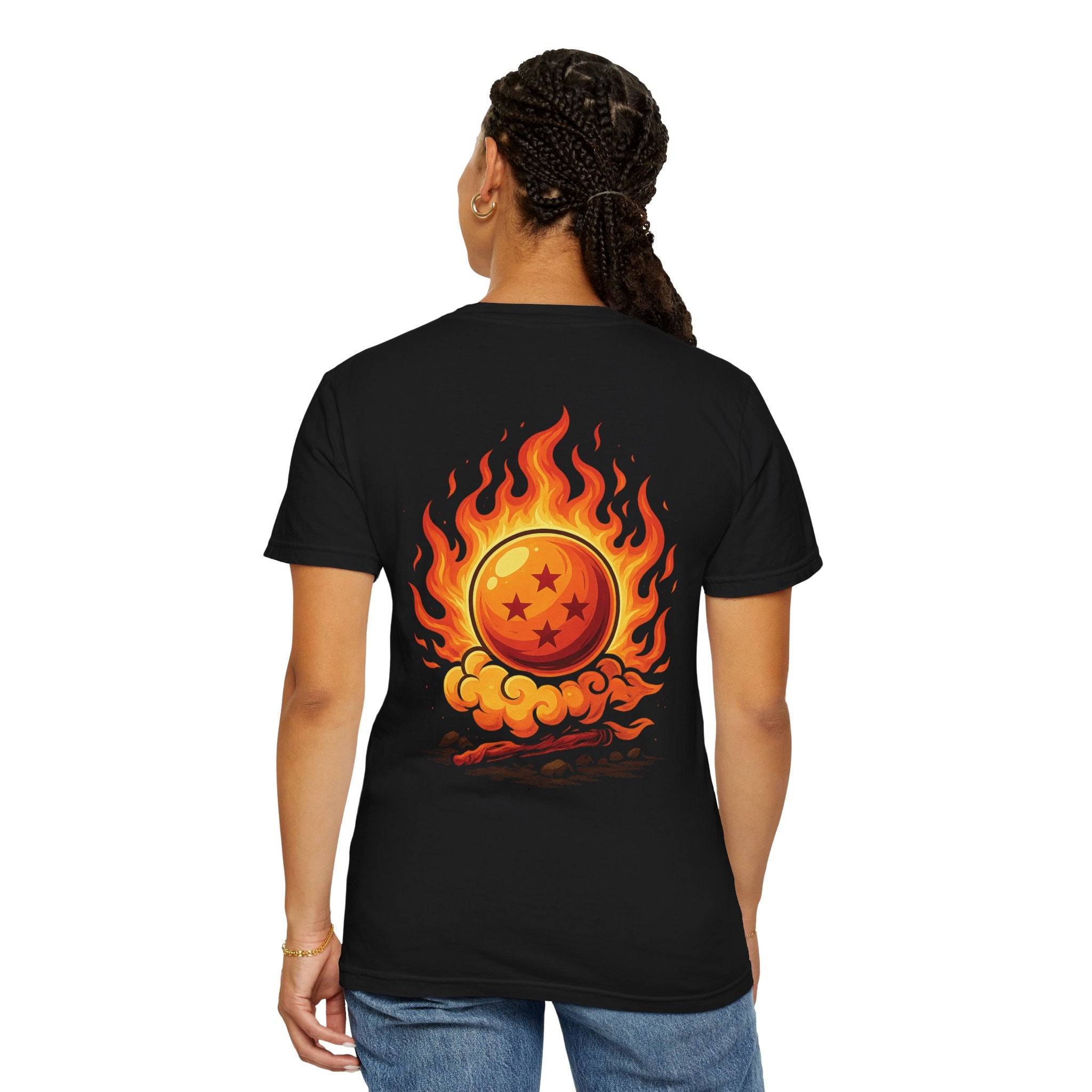 Dragon Ball Flame Garment-Dyed T-shirt