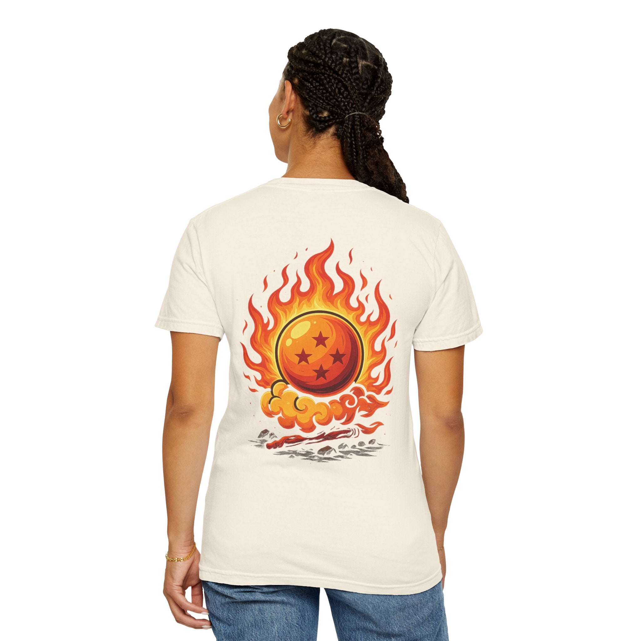 Dragon Ball Flame Garment-Dyed T-shirt