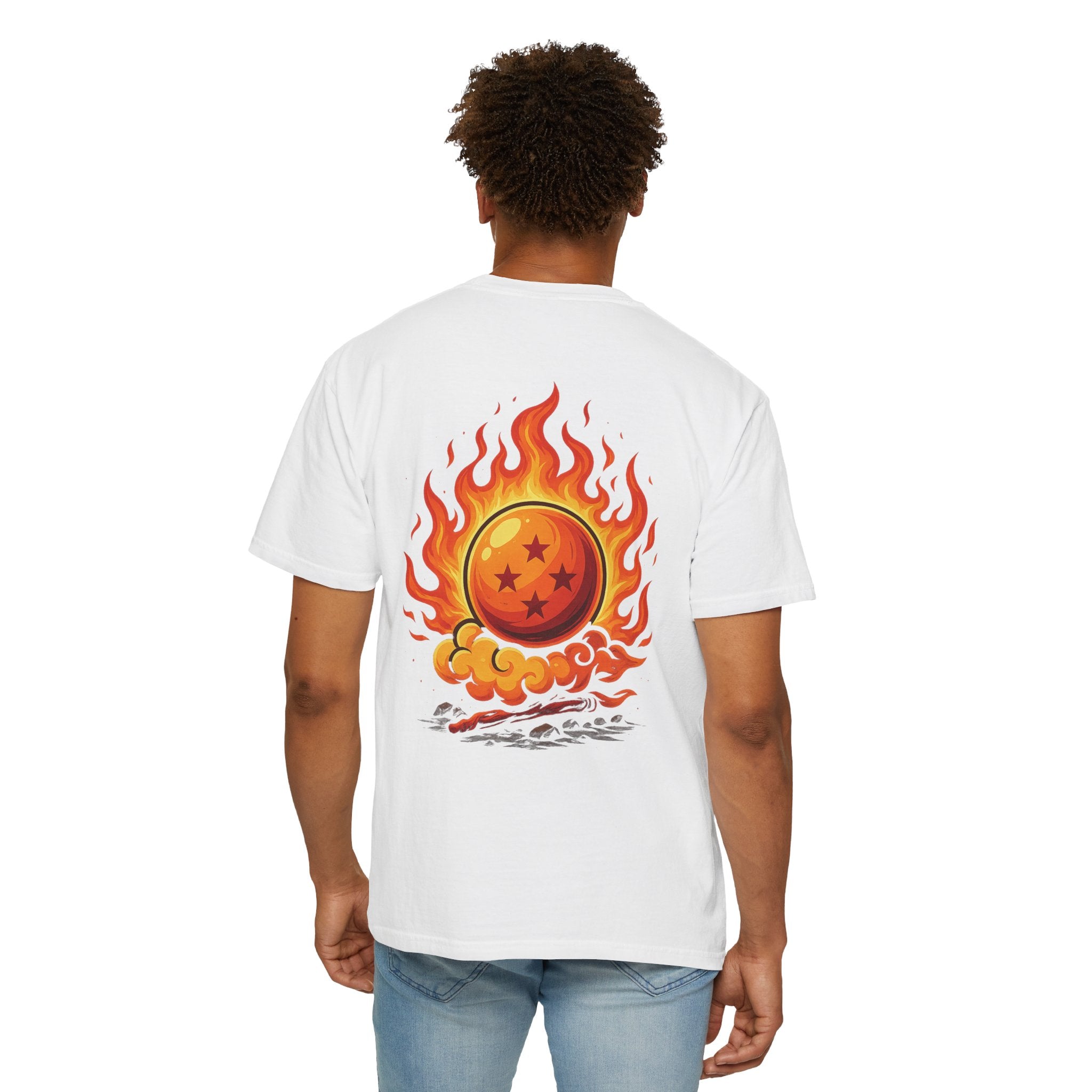 Dragon Ball Flame Garment-Dyed T-shirt