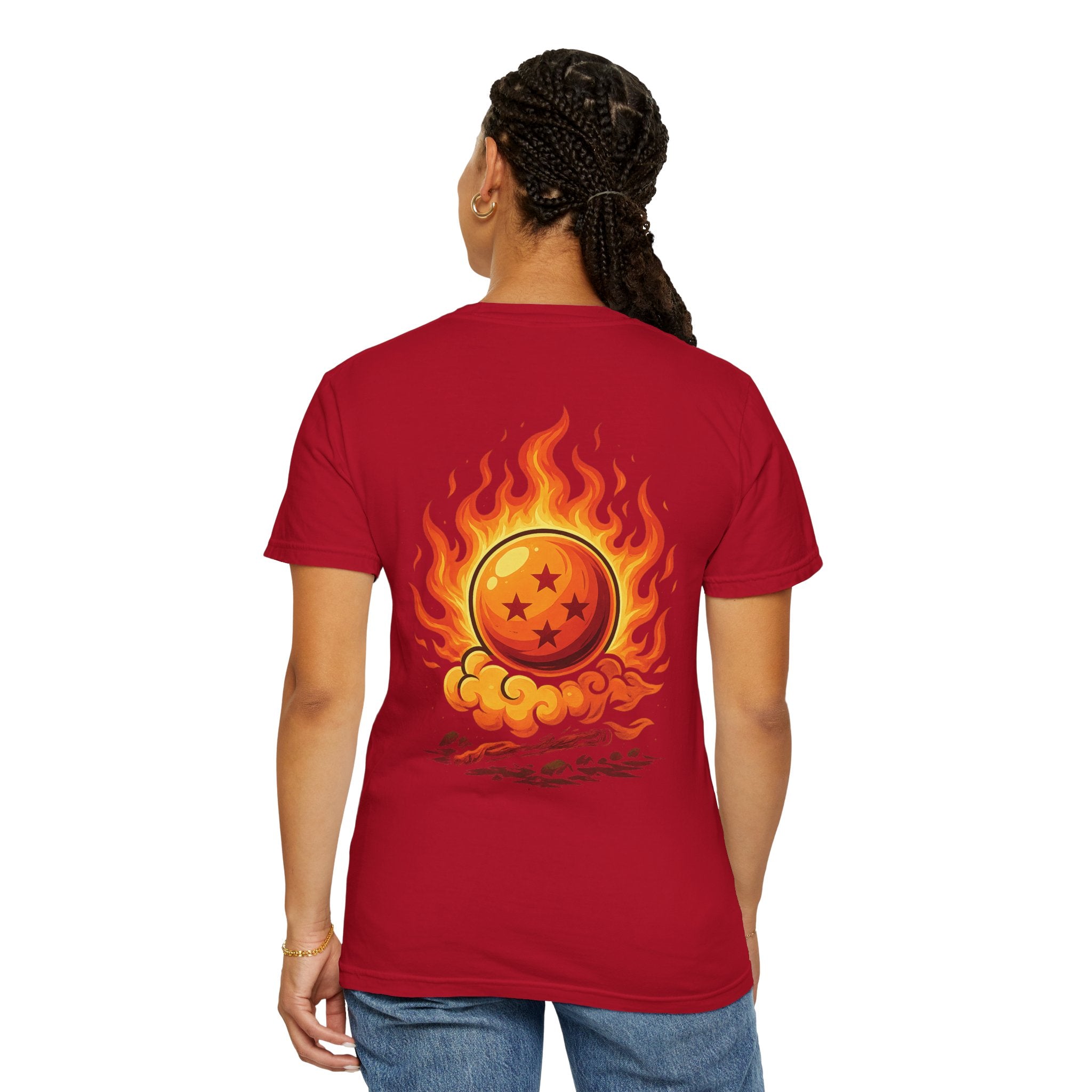 Dragon Ball Flame Garment-Dyed T-shirt