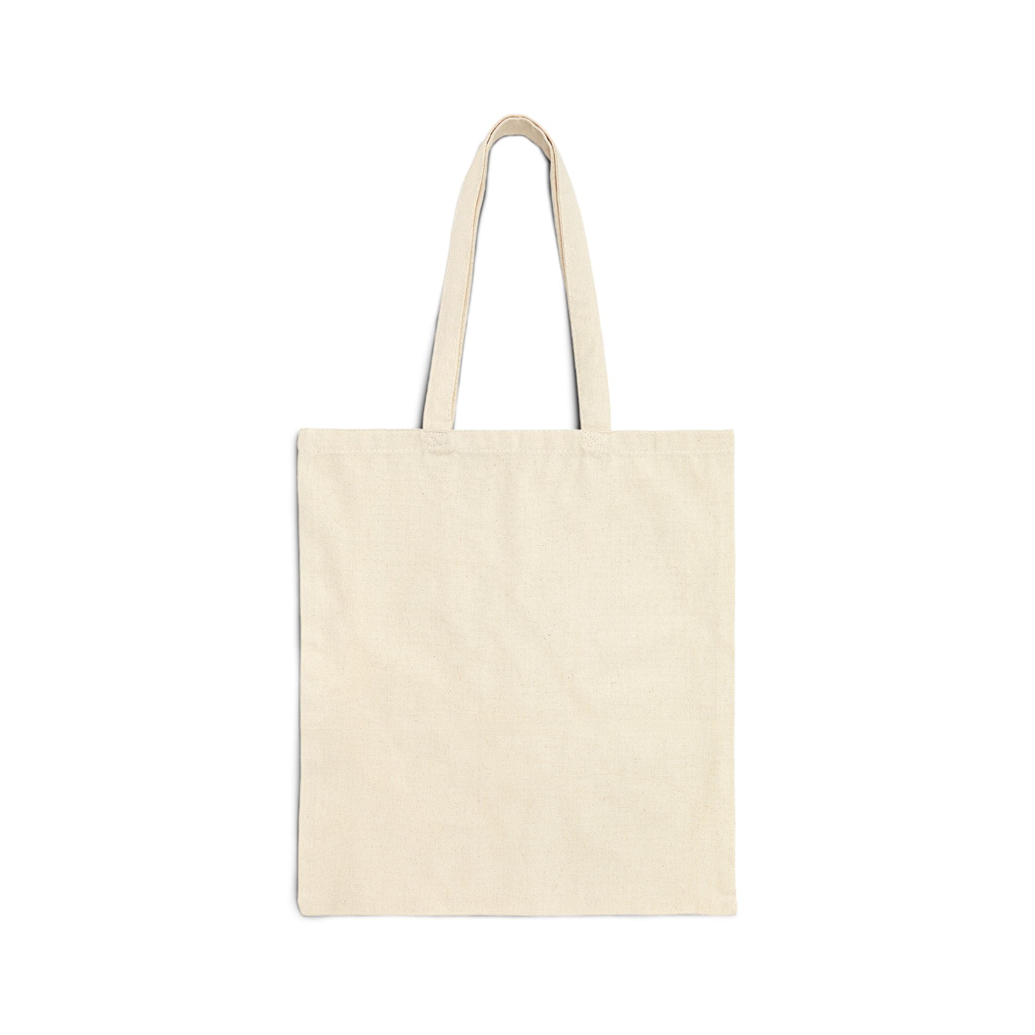 Ocean Wave Design Cotton Canvas Tote Bag
