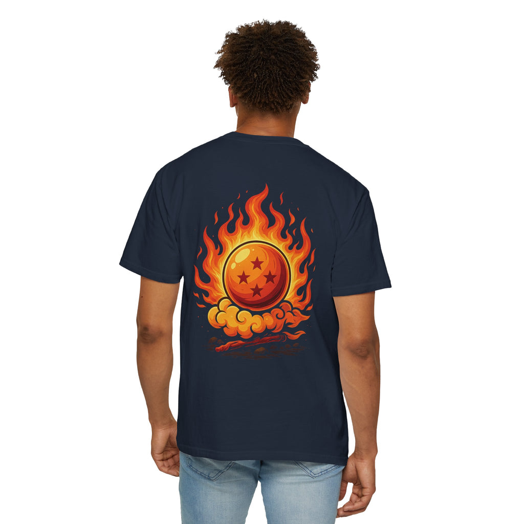 Dragon Ball Flame Garment-Dyed T-shirt