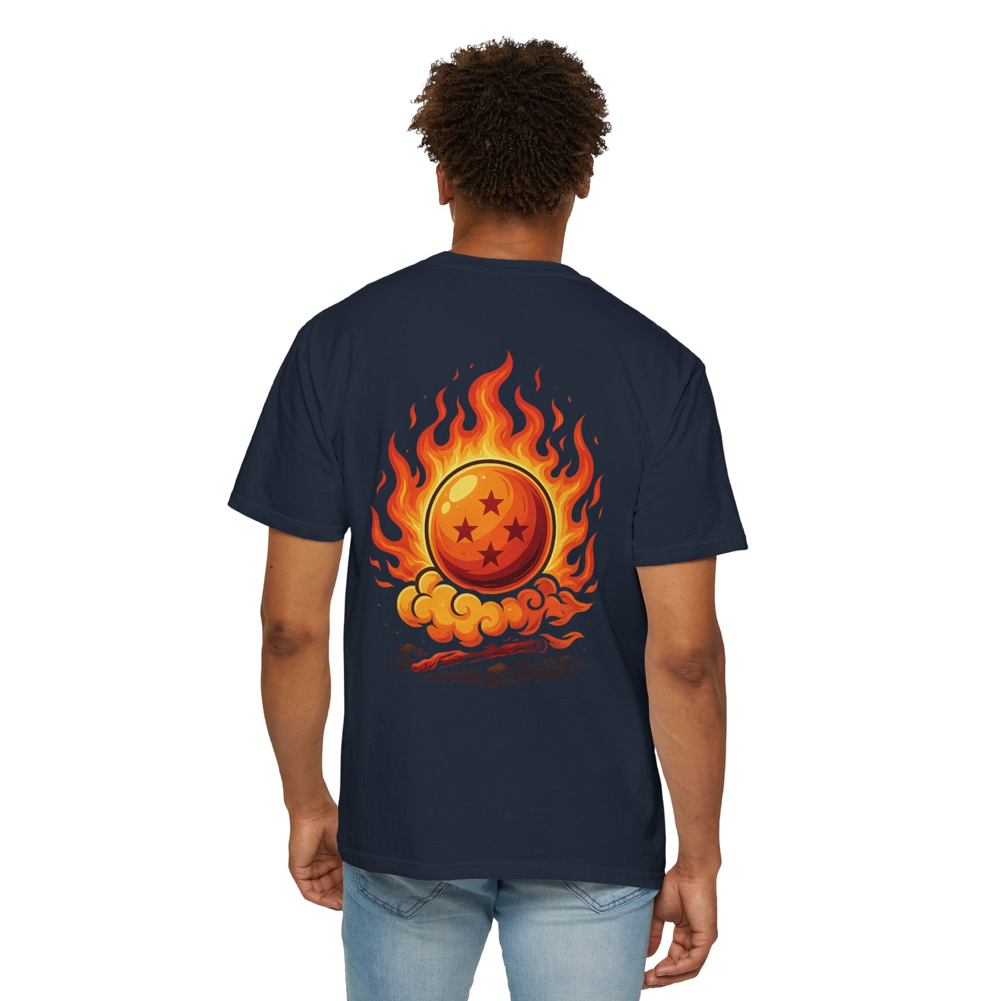 Dragon Ball Flame Garment-Dyed T-shirt