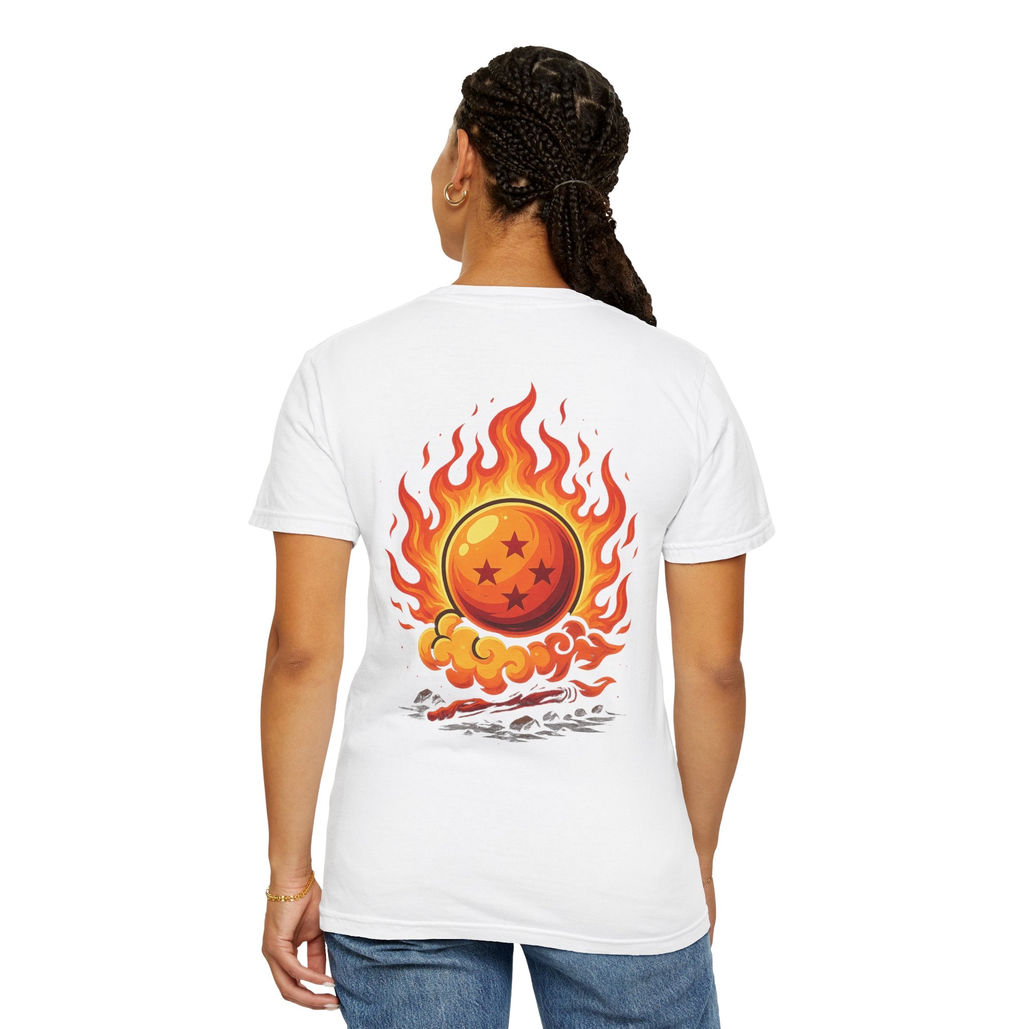 Dragon Ball Flame Garment-Dyed T-shirt