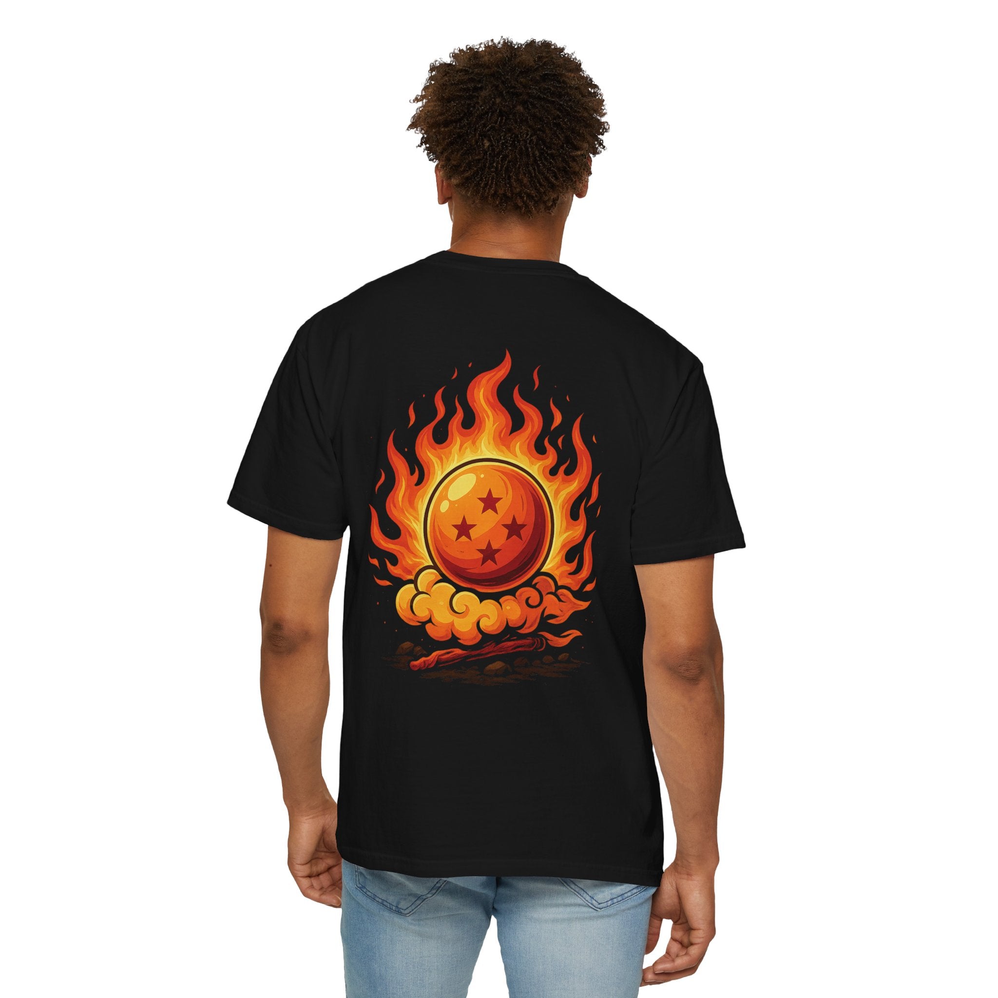 Dragon Ball Flame Garment-Dyed T-shirt